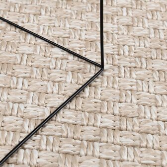 Vloerkleed Rond FARO Cr&egrave;me &Oslash; 200 CM Polyester 3