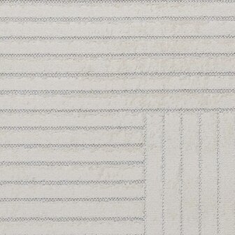 Vloerkleed Rond PALMERAS Cr&egrave;me &Oslash; 160 CM Polyester 5