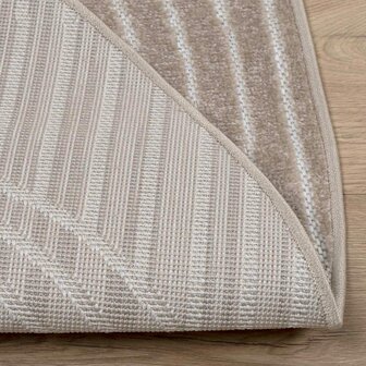 Vloerkleed Rond PALMERAS Beige &Oslash; 120 CM Polyester 4