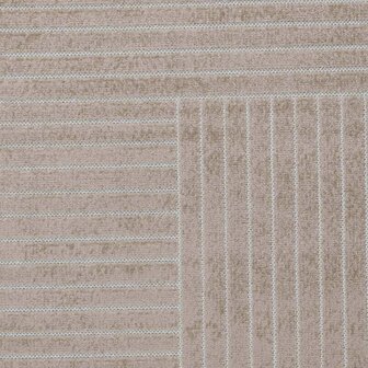 Vloerkleed Rond PALMERAS Beige &Oslash; 120 CM Polyester 7
