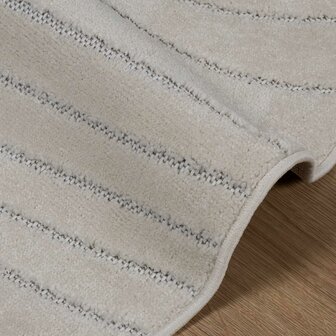 Vloerkleed Rond PALMERAS Cr&egrave;me &Oslash; 120 CM Polyester 5