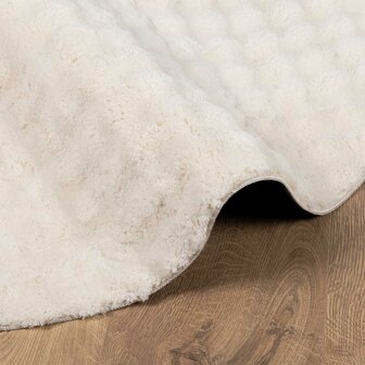 Vloerkleed Rond SIROLO Beige &Oslash; 160 CM Polyester 5