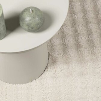 Vloerkleed Rond SIROLO Beige &Oslash; 160 CM Polyester 6