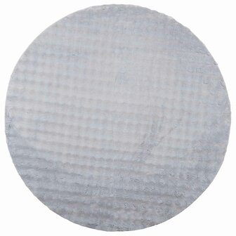 Vloerkleed Rond SIROLO Grijs &Oslash; 200 CM Polyester 2