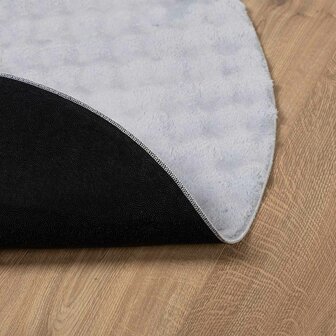 Vloerkleed Rond SIROLO Grijs &Oslash; 200 CM Polyester 4
