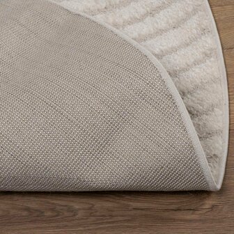 Vloerkleed Rond GALATI Cr&egrave;me &Oslash; 160 CM Polyester 4