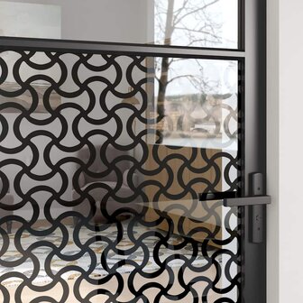 Glazen deur Fretwerk Zwart 76 x 3.5 x 201.5 cm Aluminium 4