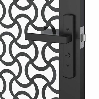 Glazen deur Fretwerk Zwart 76 x 3.5 x 201.5 cm Aluminium 5