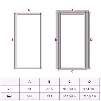 Huisdeur 93 x 201,5 x 3,5 cm Aluminium en Gehard Glas 8