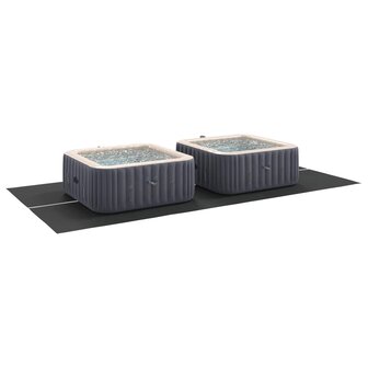 Zwembad Grondzeil Zwart 500 x 250 x 0,1 cm Niet-geweven Stof 3