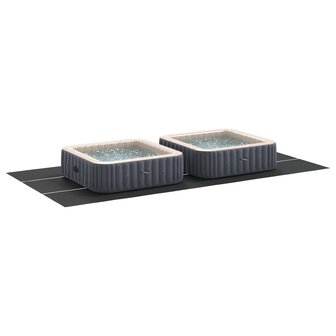 Zwembad Grondzeil Zwart 750 x 372 x 0,1 cm Niet-geweven Stof 3