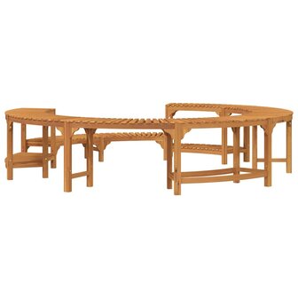Hottub ombouw Bruin &Oslash;255 x 55,5 cm Massief Acaciahout 8