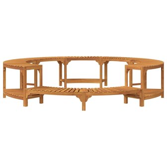 Hottub ombouw Bruin &Oslash;275 x 55,5 cm Massief Acaciahout 6