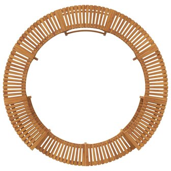 Hottub ombouw Bruin &Oslash;275 x 55,5 cm Massief Acaciahout 9
