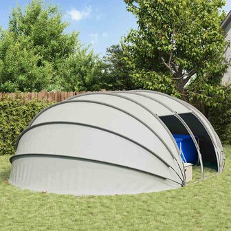 Zwembad Tent Koepel Grijs 538 x 440 x 204 cm 4