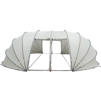 Zwembad Tent Koepel Grijs 538 x 440 x 204 cm 6