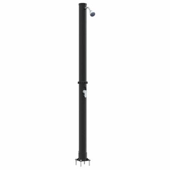 Buiten Zonnedouche Zwart 217 cm PVC en Aluminium 2