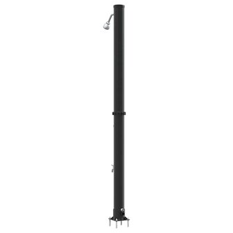 Buiten Zonnedouche Zwart 217 cm PVC en Aluminium 7