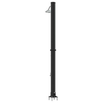 Buiten Zonnedouche Zwart 217 cm PVC en Aluminium 7