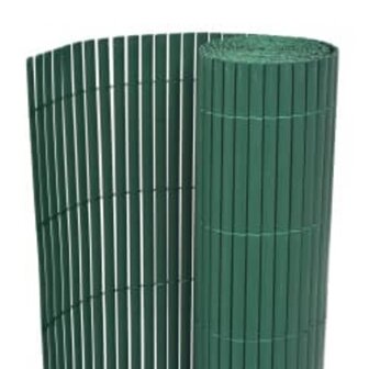 Tuinafscheiding dubbelzijdig 110x500 cm groen 2