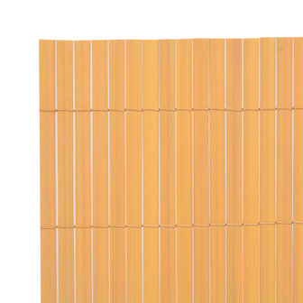 Tuinafscheiding dubbelzijdig 90x500 cm PVC geel 3