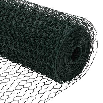 Hexagon Hek Groen 0,5 x 10 m PVC 8