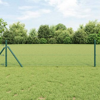 Hexagon Hek Groen 1 x 10 m PVC 1