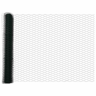 Hexagon Hek Groen 1 x 10 m PVC 2