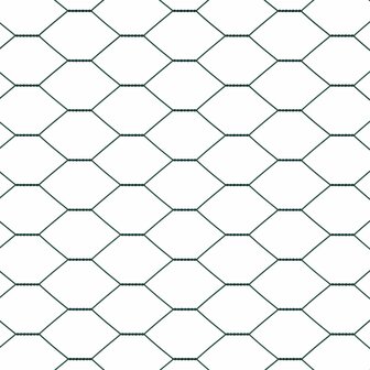Hexagon Hek Groen 1 x 10 m PVC 7