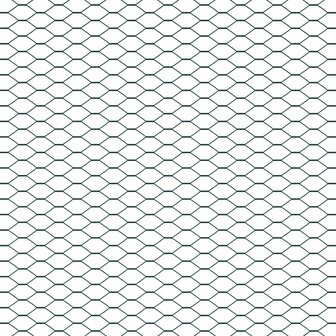 Hexagon Hek Groen 1,2 x 10 m PVC 7