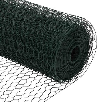Hexagon Hek Groen 0,4 x 25 m PVC 8