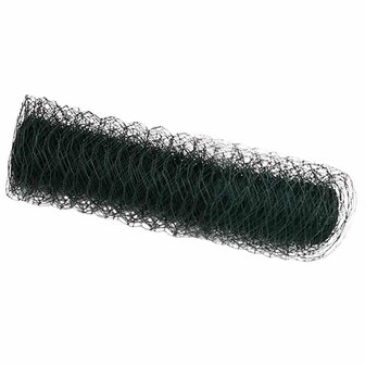 Hexagon Hek Groen 0,6 x 25 m PVC 2