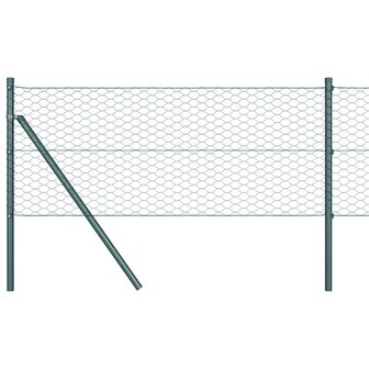 Hexagon Hek Groen 0,6 x 25 m PVC 3