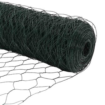Hexagon Hek Groen 0,6 x 25 m PVC 8