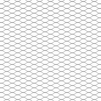 Hexagon Hek Grijs 1 x 10 m PVC 7