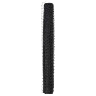 Hexagon Hek Grijs 1,2 x 10 m PVC 6