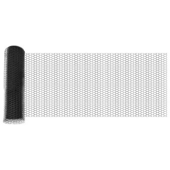 Hexagon Hek Grijs 0,4 x 25 m PVC 5