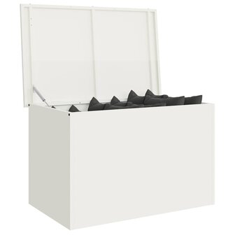 Buiten opbergbox Wit 80 x 50,5 x 50 cm Staal 3