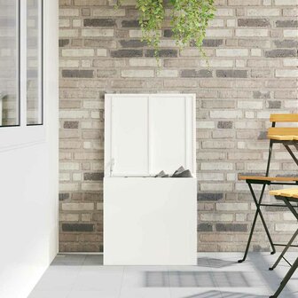 Buiten opbergbox Wit 55 x 50,5 x 50 cm Staal 4