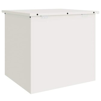 Buiten opbergbox Wit 55 x 50,5 x 50 cm Staal 8