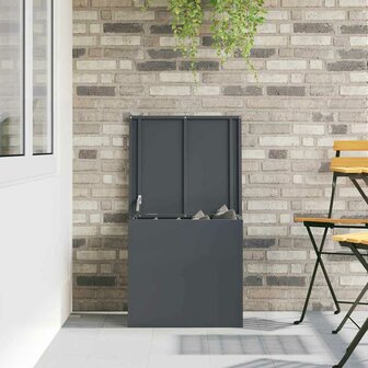 Buiten opbergbox Antraciet 55 x 50,5 x 50 cm Staal 4