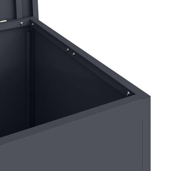 Buiten opbergbox Antraciet 55 x 50,5 x 50 cm Staal 9