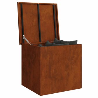 Buiten opbergbox Roestig 55 x 50,5 x 50 cm Staal 3