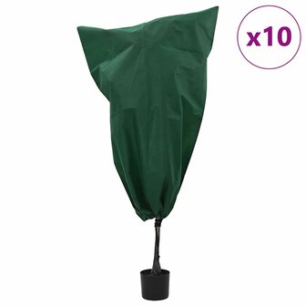 Plantenbeschermhoes 10 pcs Groen 0,8 x 1,2 m 4