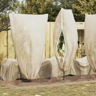 Plantenbeschermhoes 5 pcs Beige 1,55 x 1,55 m 6