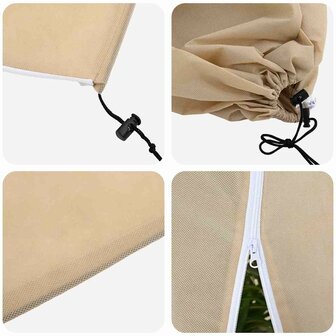 Plantenbeschermhoes 5 pcs Beige 1,55 x 1,55 m 9