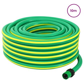 Tuinslang 5-Lags Groen en Geel 3 / 4&amp;apos;&amp;apos; 10 m PVC 2