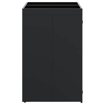 Containerberging voor 2 bakken Zwart 136 x 77,5 x 121,5 cm 8