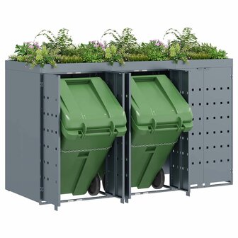 Containerberging voor 3 bakken Lichtgrijs 3