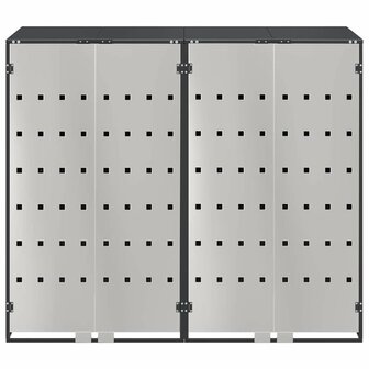 Containerberging voor 3 bakken Antraciet 340 x 77.5 x 115.5 cm 6